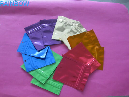 Emballage zip-lock simple de sac de casse-croûte de nourriture de Mylar avec l'entaille de larme