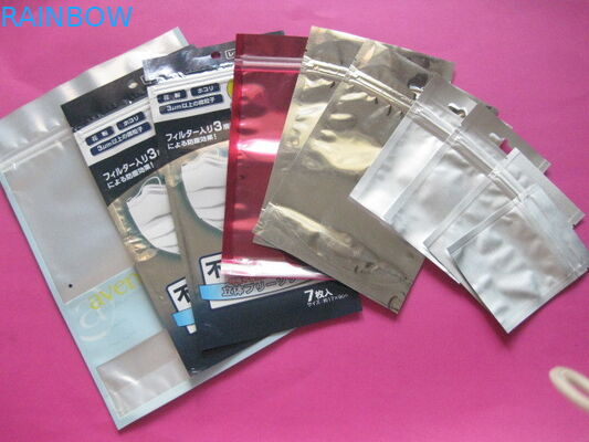 120 le côté de MIC trois a scellé l'emballage de sac de casse-croûte avec le dessus de fermeture éclair avec le piège de gravure imprimé