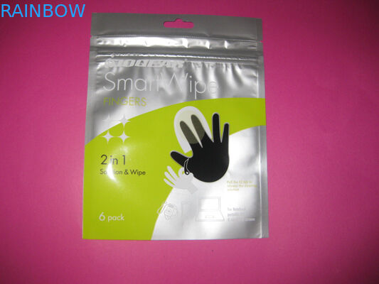 Emballage écologique de poche de papier d'aluminium avec la serrure de fermeture éclair pour le haricot