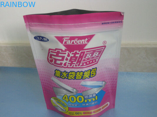 Emballage métallisé de poche de papier d'aluminium, OPP/VMPET/PE