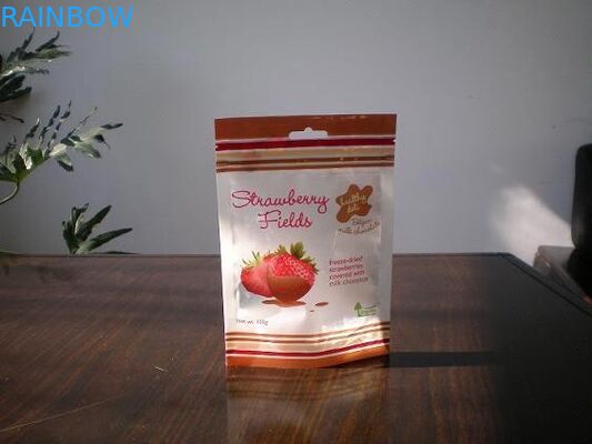 l'ANIMAL FAMILIER 130mic/AL/NY/PE tiennent les sacs inférieurs de gousset avec le piège de gravure imprimé