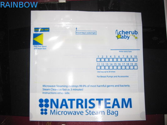 La nourriture à hautes températures de joint hermétique met en sac les 100 - 120 microns micro-ondable