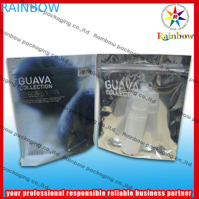 Sac cosmétique d'emballage de Noni Mylar, poche inférieure de gousset