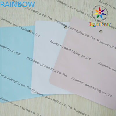 Cosmétiques de PVC EVA TPU empaquetant des sacs avec le trou et l'impression ronds