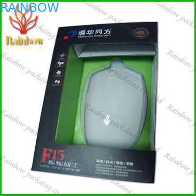 Emballage de boîte de papier avec la fenêtre en plastique de Transperent pour la bouche/Electics