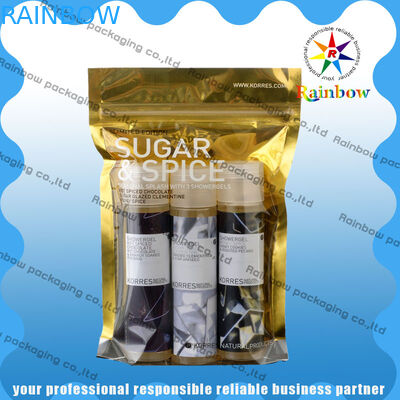 Sac cosmétique en plastique d'emballage d'OPP/AL/PE pour la protection chaude avec l'impression de Costomized