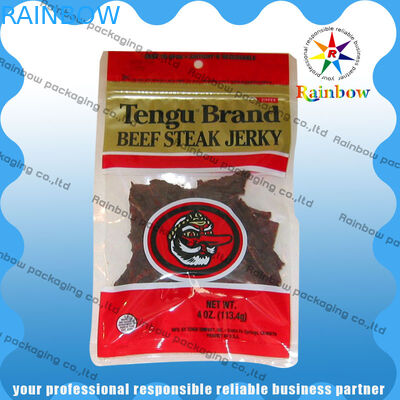 Impression de fenêtre claire thermoscellée par emballage de sac d'aluminium de catégorie comestible pleine