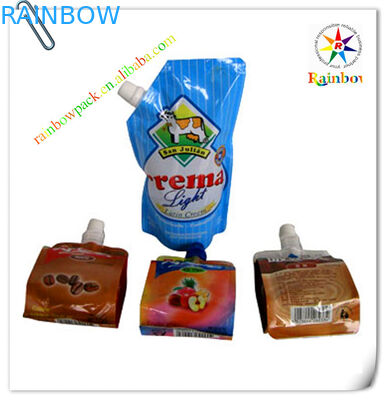 Le papier d'aluminium se tiennent met en sac l'ANIMAL FAMILIER/catégorie comestible de NY/PE avec l'impression colorée