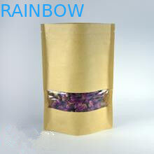 Tirette de 150 sacs en papier adaptée aux besoins du client par capacité de gramme avec la fenêtre transparente