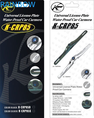 Euro luxe d'emballage de carte de boursouflure de trou de coup imprimé pour le paquet d'appareil-photo de voiture