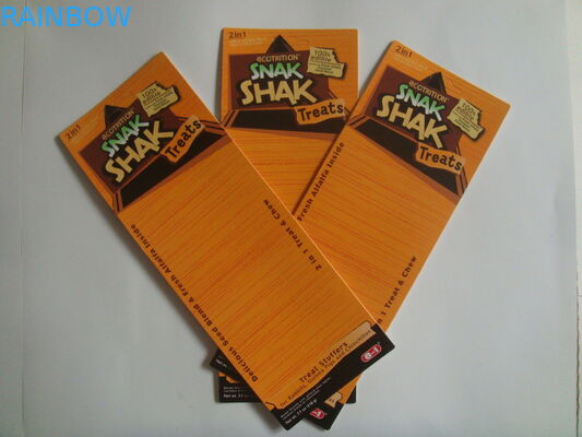 Carte attrayante de boursouflure empaquetant le papier d'emballage de 250 grammes avec l'euro trou de coup