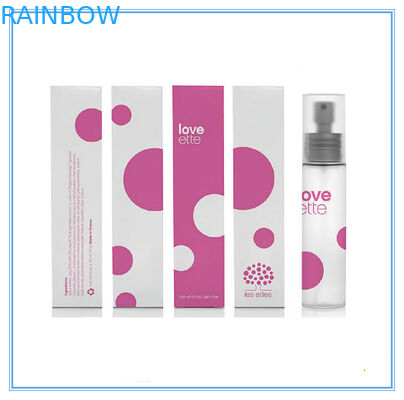 Boîte de papier de cosmétiques rouges empaquetant le livre blanc de 350 grammes pour l'affichage