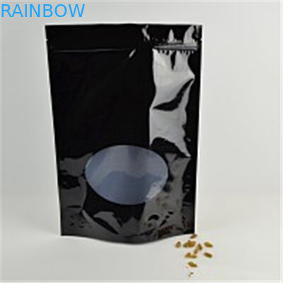 Tenez l'impression faite sur commande de sacs zip-lock d'aluminium avec l'entaille et la fenêtre de larme