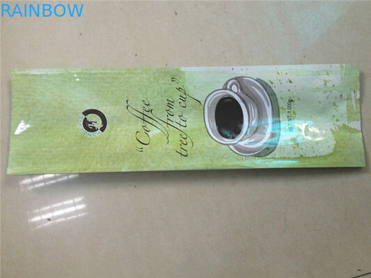 Poche recyclable de conditionnement en plastique de valve pour l'emballage de café/haricot de 8 onces