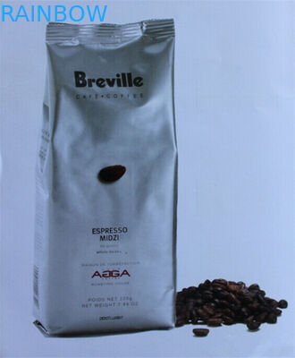 Sachets en matière plastique inférieurs argentés simples empaquetant la soudure à chaud recyclable