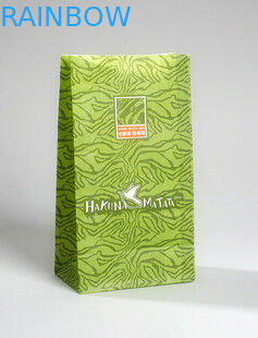 Poignée adaptée aux besoins du client qui respecte l'environnement de sacs en papier de fenêtre pour l'emballage de pain