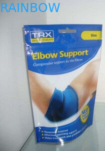 Le sport a imprimé tiennent les sachets en matière plastique empaquetant avec l'entaille zip-lock/larme