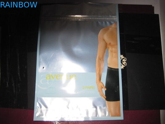 Papier d'aluminium imprimé par coutume de Noni empaquetant l'appartement latéral du joint trois pour le vêtement de sous-vêtements