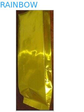 Poche d'aluminium de grain de café empaquetant la soudure à chaud de Gloden avec la valeur de décarburation