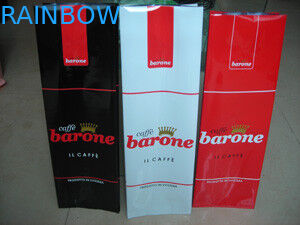 Allumez les sacs à thé stratifiés de côté de gousset empaquetant l'impression colorée/finition brillante