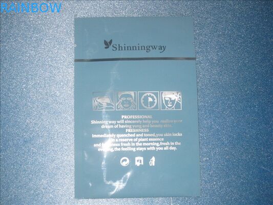 Le bleu Shinny l'humidité riche de sac cosmétique d'emballage d'aluminium de manière pour le masque spécial