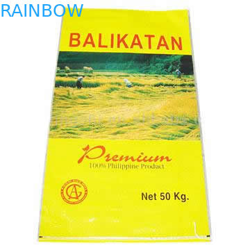 Le conditionnement en plastique jaune stratifié de nourriture met en sac l'impression faite sur commande du joint 3 latéral