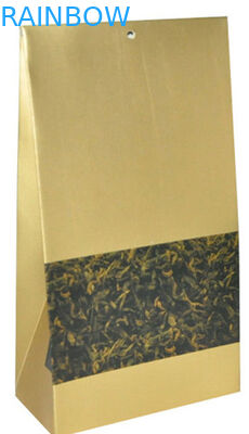 Emballage classique fait sur commande de papier d'emballage pour des sacs à thé, fond plat