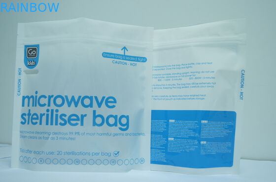 Tenez les sacs bleus de stockage de nourriture de joint hermétique/les sacs fermeture sous-vide de micro-onde pour la nourriture