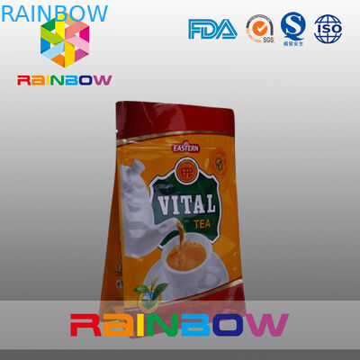 L'emballage essentiel de thé de fond plat met en sac/les poches en plastique d'emballage thé d'économie