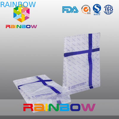 Sachets en matière plastique imprimés par gravure de fond plat empaquetant le rescellage zip-lock de catégorie comestible