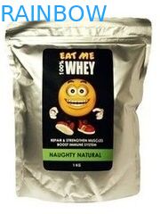 L'or tiennent le plein emballage brillant de poche d'aluminium d'impression avec la tirette