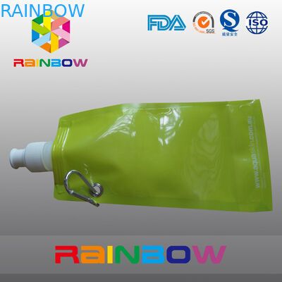 Emballage de poche de bec de catégorie comestible de sécurité avec la jante de Matel pour l'eau