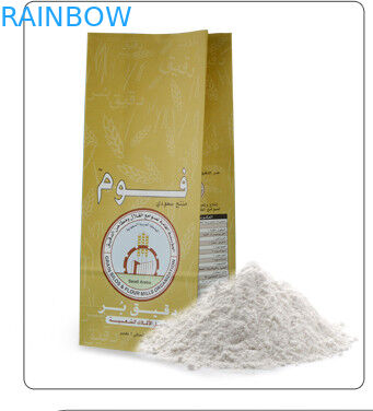 Dessus adapté aux besoins du client de sacs en papier de Brown Papier d'emballage de fond plat ouvert pour le casse-croûte