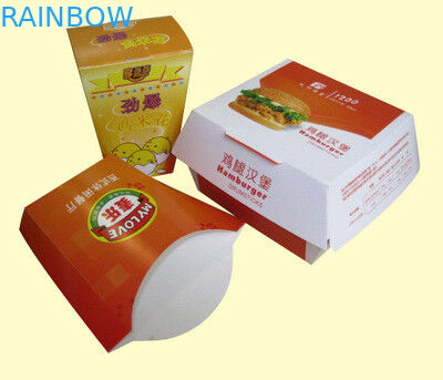 Sortez la boîte de papier pour des fritures de Friench/des paquets poulet de Hambourg et de maïs éclaté