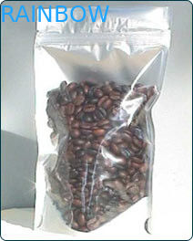 sacs du casse-croûte 100g empaquetant l'aluminium avant de dos de Transprent avec la tirette