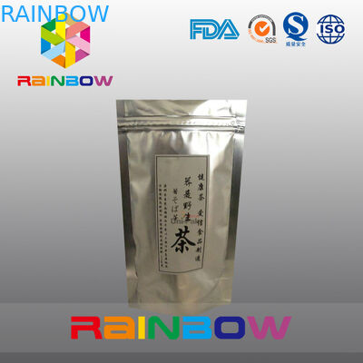 En argentant tenez les sacs à thé empaquetant, poche adaptée aux besoins du client d'aluminium d'impression