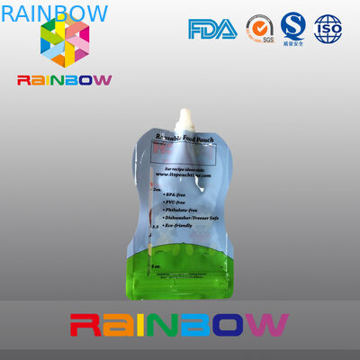 Le type libre 5 onces tiennent l'emballage de poche pour la nourriture de Babay avec la tirette Reclosbale