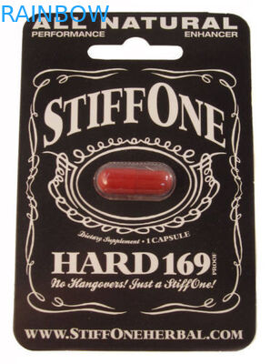 Carte de papier accrochante pour les capsules/pilules sexuelles masculines d'amélioration avec le trou remplissant