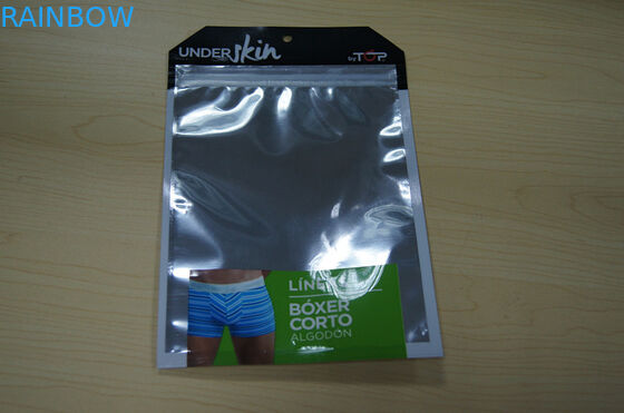 Poche de Pacakging Noni de sachets en matière plastique de sac des sous-vêtements du mâle avec la tirette