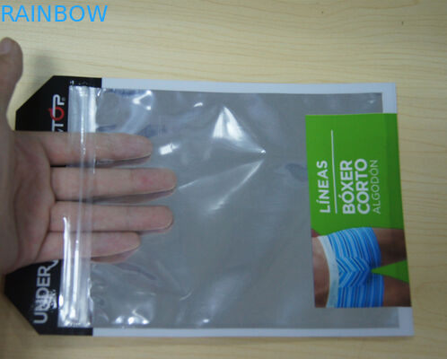 Poche de Pacakging Noni de sachets en matière plastique de sac des sous-vêtements du mâle avec la tirette