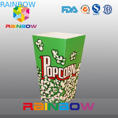 Sacs en papier adaptés aux besoins du client par conception unique, sacs en papier de maïs éclaté de l'Amérique