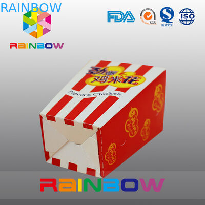 Sacs en papier adaptés aux besoins du client de poulet frit de maïs éclaté de sacs en papier d'aliments de préparation rapide