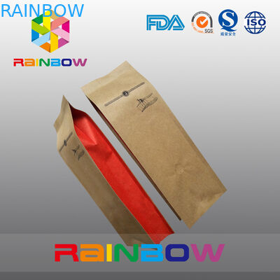 L'empaquetage fait sur commande de café/sacs à thé réutilisent le sac de papier de catégorie comestible de papier d'emballage