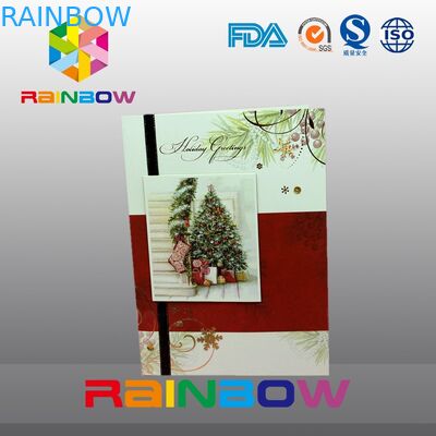 Carte de papier adaptée aux besoins du client d'art pour des invitations de salutation/mariage de Noël