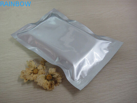 Hermétique tenez la poche d'aluminium empaquetant le sac argenté vertical de papier d'aluminium avec le zip-lock et le bec