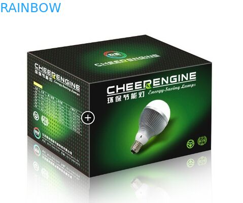 Boîte menée qui respecte l'environnement d'emballage de papier d'ampoule avec le logo imprimé par coutume