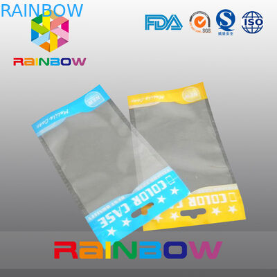 Les sacs auto-adhésifs de tête d'opp de joint, emballage en plastique clair de papeterie met en sac