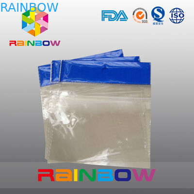 Sac rouge d'en-tête d'OPP, sacs imprimés de cellophane, sachets en plastique plats