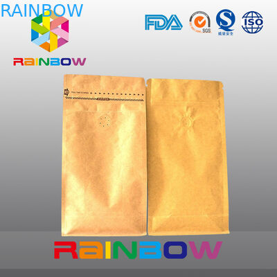 Le gousset inférieur tiennent les sacs zip-lock pour l'emballage de café avec la valve