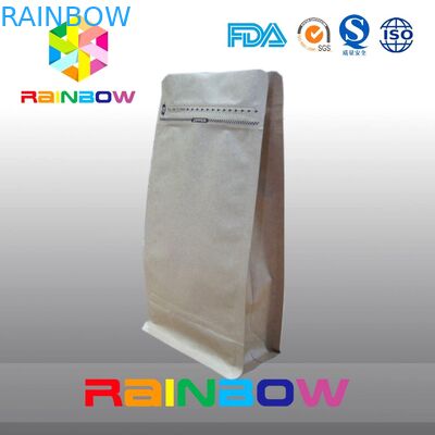 Le gousset inférieur tiennent les sacs zip-lock pour l'emballage de café avec la valve